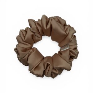 Scrunchie Cappucino Satyna jedwabna Standard