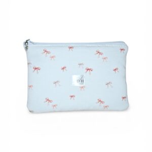 Kosmetyczka bawełniana w kokardki