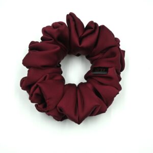Scrunchie Bordo Satyna jedwabna Standard