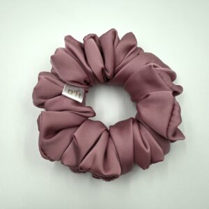 Scrunchie Brudny Róż  Satyna jedwabna Standard