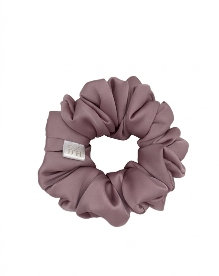 Scrunchie Brudny Róż Satyna jedwabna Standard