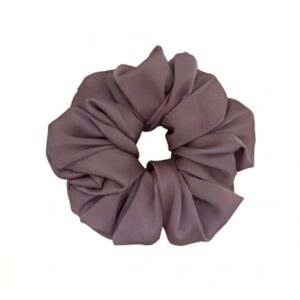 Scrunchie Brudny Róż Satyna jedwabna Duża