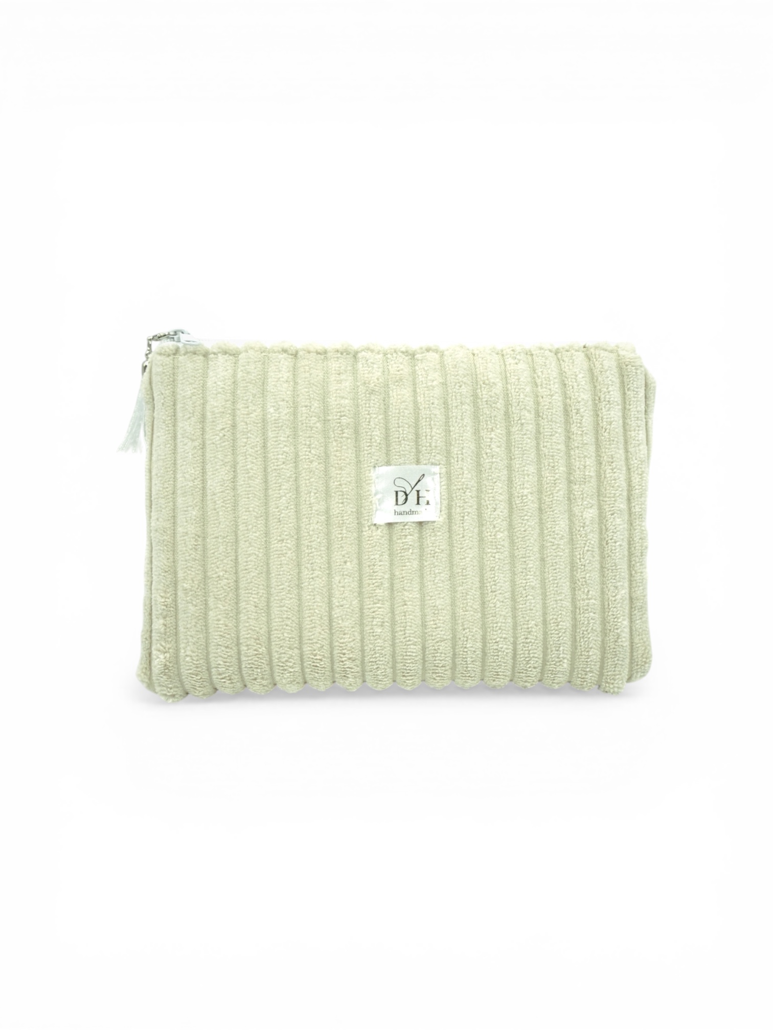 Kosmetyczka sztruksowa beżowa