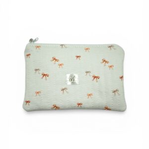 Kosmetyczka bawełniana w kokardki