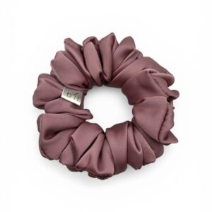 Scrunchie Brudny Róż  Satyna jedwabna Standard