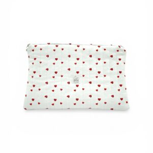 Kosmetyczka damska w serduszka