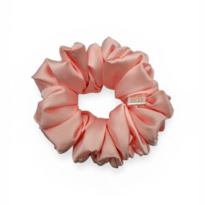 Scrunchie Jasny Róż Satyna Jedwabna Standard