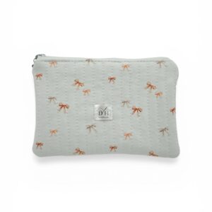 Kosmetyczka bawełniana w kokardki