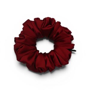 Scrunchie Bordo Satyna jedwabna Standard