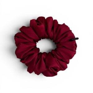 Scrunchie Bordo Satyna jedwabna Standard