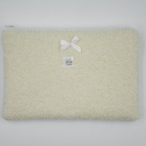 Kosmetyczka boucle z kokardką– duża 30×19,5 cm (podróżna)