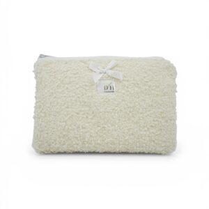 Kosmetyczka boucle z kokardką