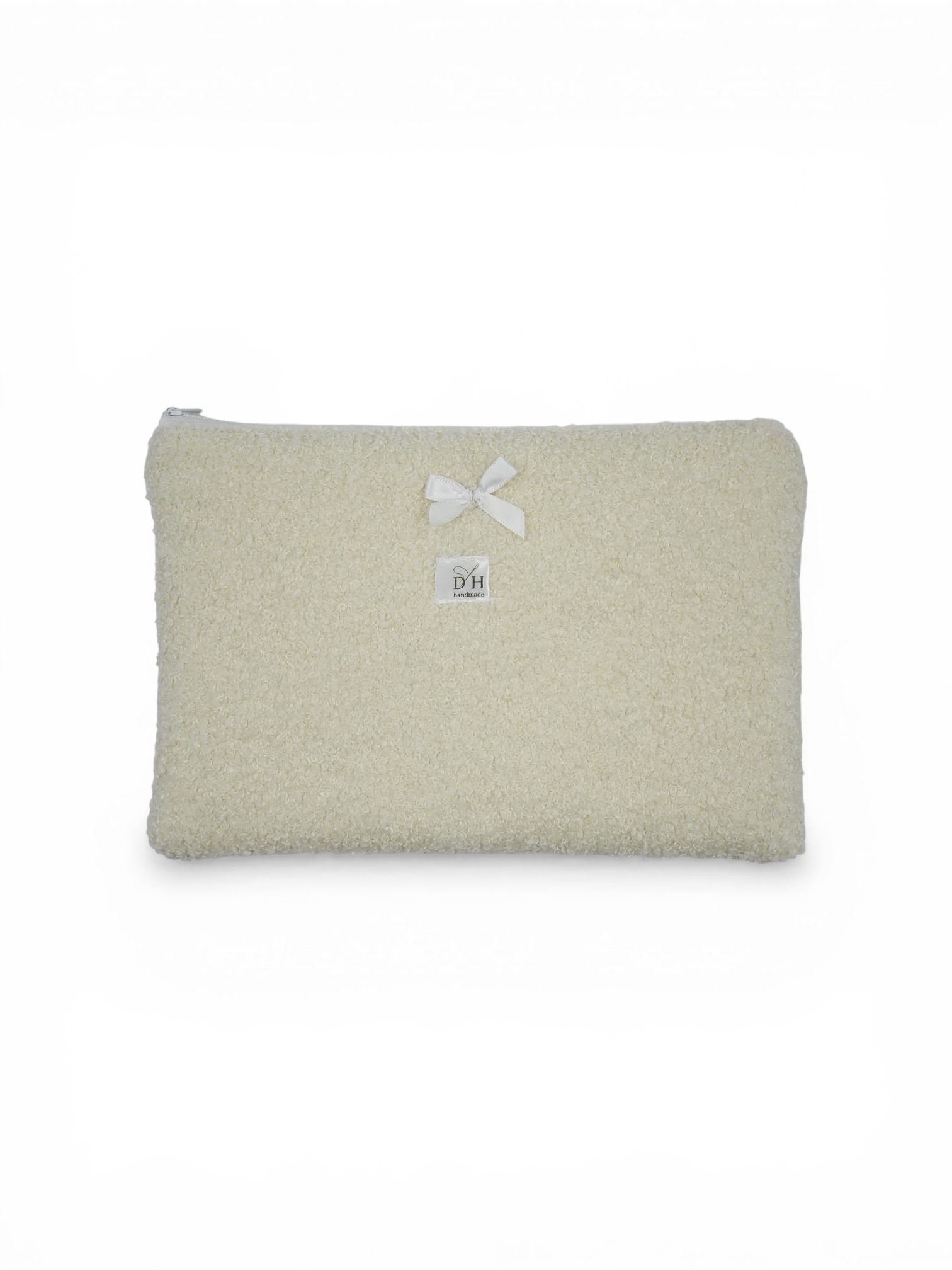 Kosmetyczka boucle z kokardką