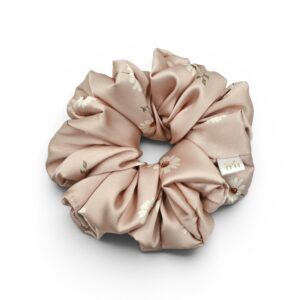 Scrunchie Stokrotki Róż Duża