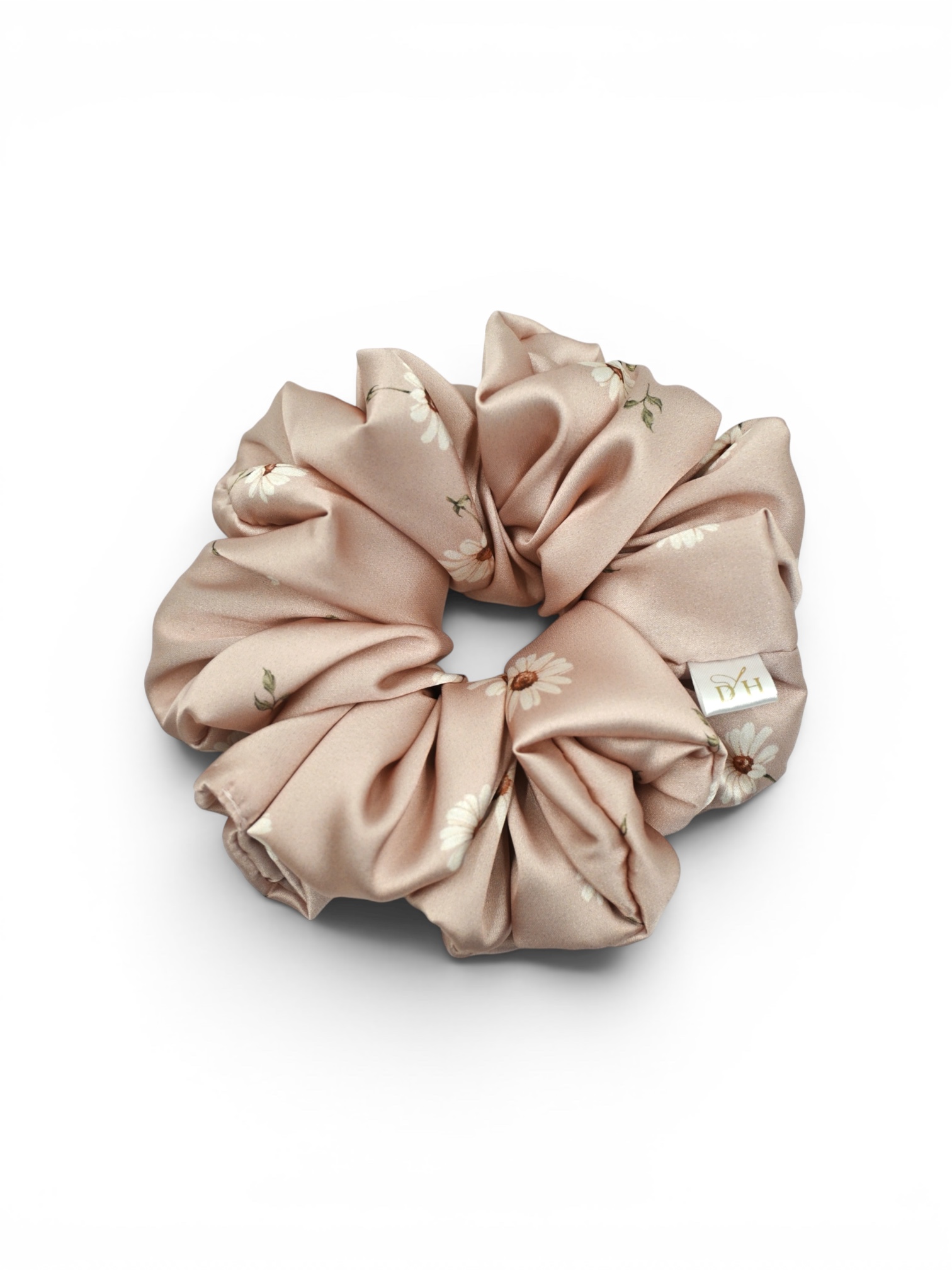 Scrunchie Stokrotki Róż Duża