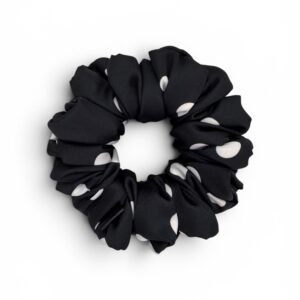 Scrunchie Czarna w Grochy-Standard