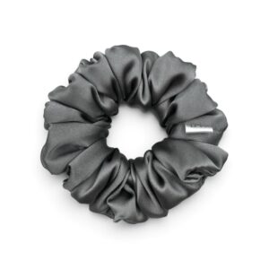 Scrunchie Szara Jedwab Standard