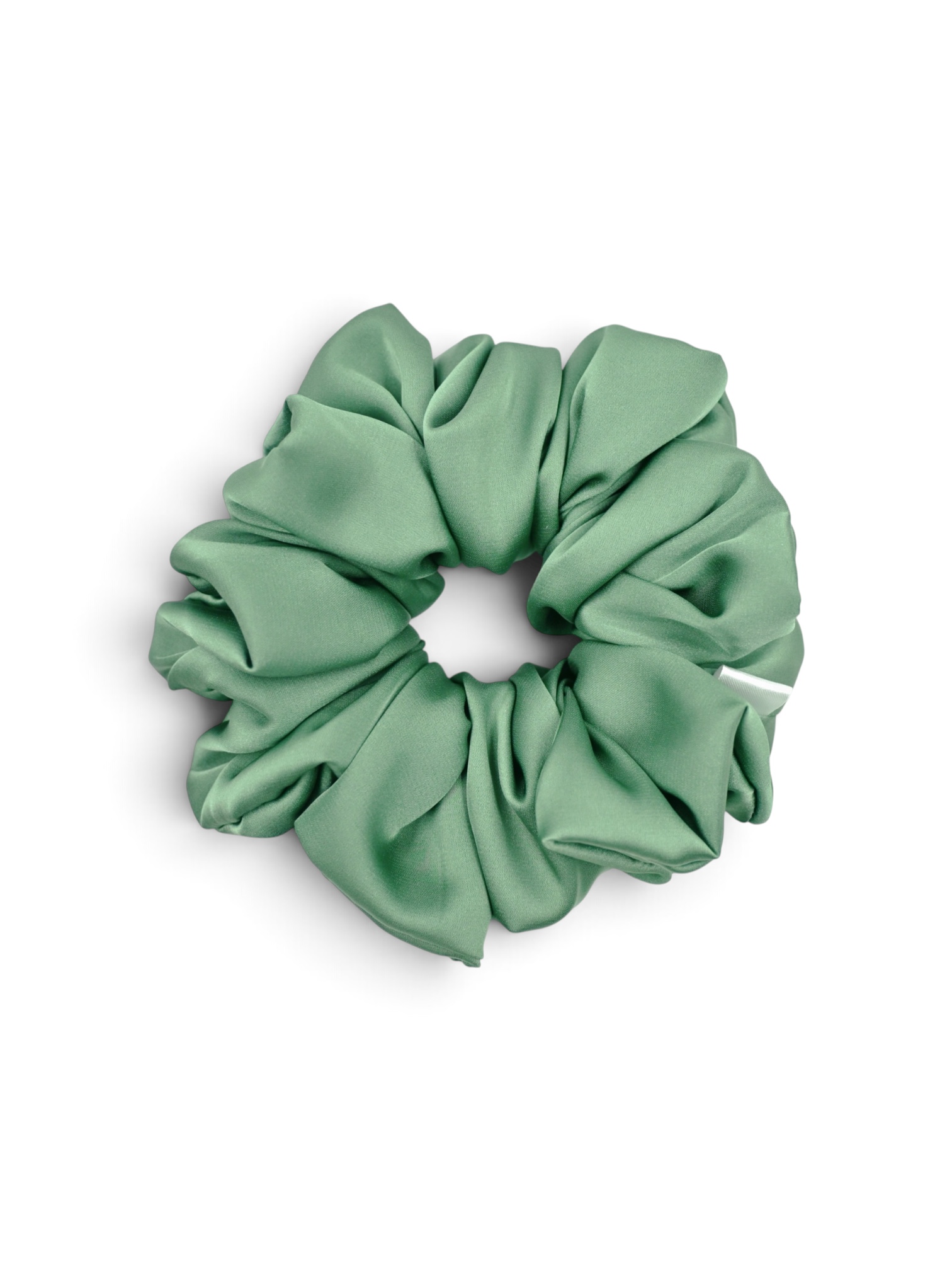 Scrunchie Szałwia Satyna Jedwabna- Duża