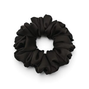 Scrunchie Czekolada Satyna-Jedwabna Standard
